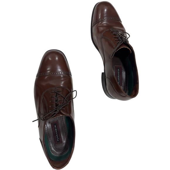 FLORSHEIM MEN'S BROWN LEATHER - Picture 5 of 5